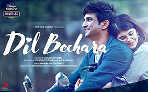 Official poster of Sushant Singh Rajput`s last featured film `Dil Bechara`